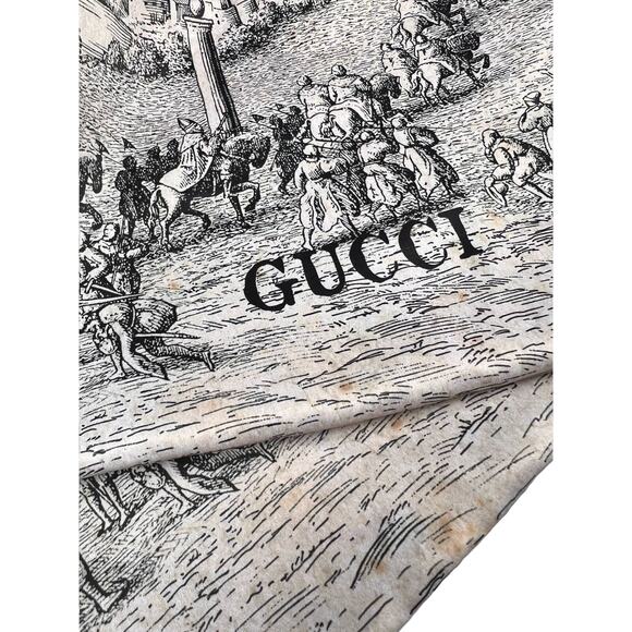 Gucci Harlem Black Leather Stud Shearling Combat Ankle Boots EU 36.5 US 6.5 - Picture 11 of 14